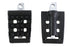 V-Twin Grate Style Passenger Footpeg Set Black - 27-1285