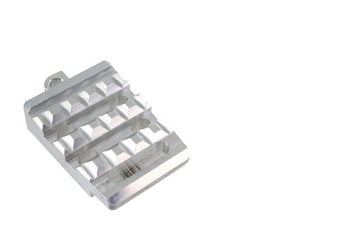 V-Twin Grate Passenger Footpeg Set Chrome - 27-1292