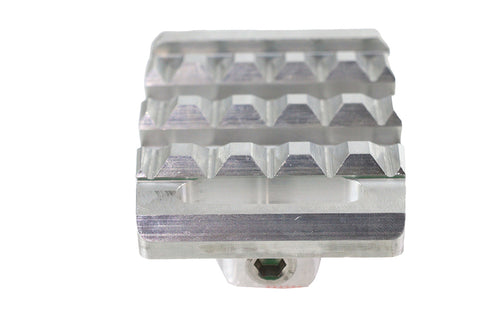 V-Twin Grate Passenger Footpeg Set Chrome - 27-1292