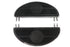 V-Twin Driver 'D' Shape Footboard Set Chrome - 27-1430