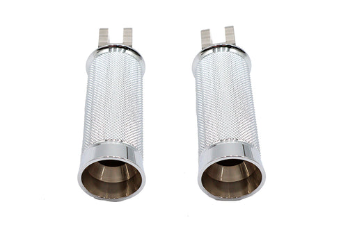 V-Twin M8 Speedster Driver Footpeg Set Chrome - 27-1447