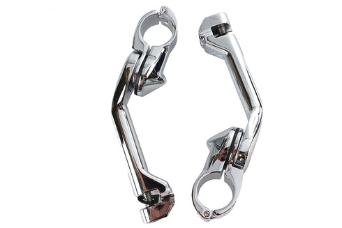 Wyatt Gatling Adjustable Long Footpeg Mount Kit Forged Alloy - 27-1452