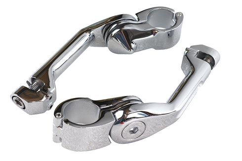 Wyatt Gatling Adjustable Long Footpeg Mount Kit Forged Alloy - 27-1452