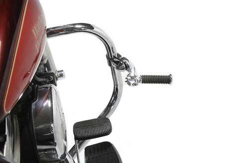 Wyatt Gatling Short Angled Footpeg Mount Kit Chrome - 27-1453