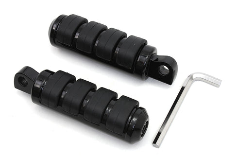 Wyatt Gatling Small Cats Paw Footpeg Set Black - 27-1457