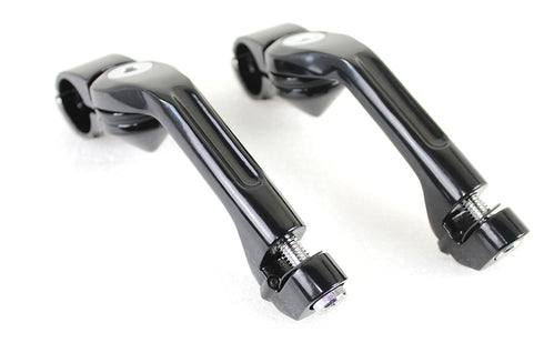 Wyatt Gatling Adjustable Footpeg Mount Kit Black - 27-1463