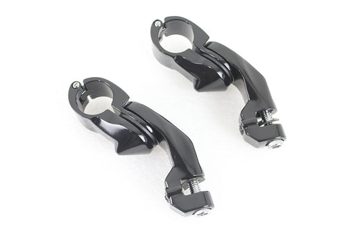 Wyatt Gatling Short Angled Footpeg Mount Kit Black - 27-1465