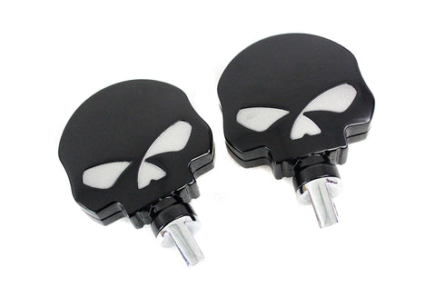 Skull Highway Footpeg Set Black - 27-1477