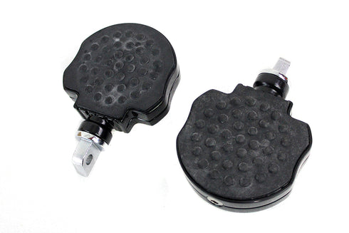 Skull Highway Footpeg Set Black - 27-1477