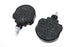 Skull Highway Footpeg Set Black - 27-1477