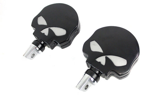 Skull Highway Footpeg Set Black - 27-1477