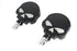 Skull Highway Footpeg Set Black - 27-1477