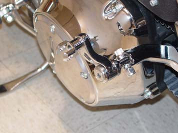 Wyatt Gatling Adjustable Passenger Footpeg Mount Kit Chrome - 27-1523