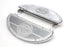 V-Twin Half Moon Footboard Set Chrome - 27-1535