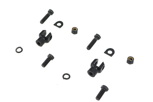 V-Twin Footpeg Yoke Set Black - 27-1540