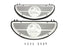 V-Twin Half Moon Footboard Set Black - 27-1542