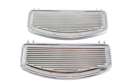 V-Twin Driver Footboard Set With Ribbed Design - 27-1545