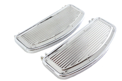V-Twin Driver Footboard Set With Ribbed Design - 27-1545