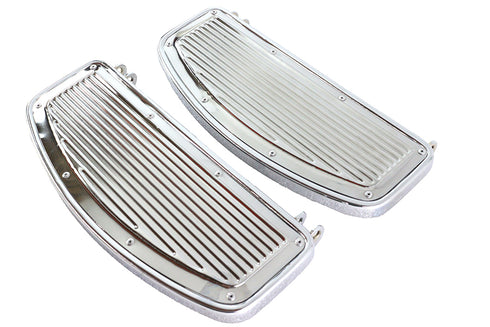 V-Twin Driver Footboard Set With Ribbed Design - 27-1545