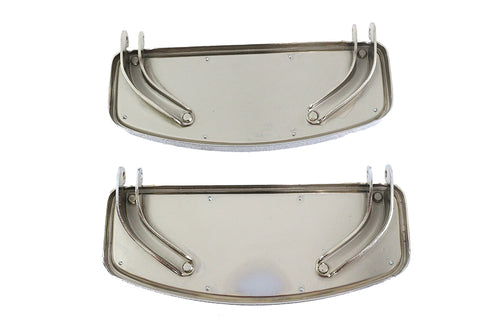 V-Twin Driver Footboard Set With Ribbed Design - 27-1545