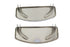 V-Twin Driver Footboard Set With Ribbed Design - 27-1545