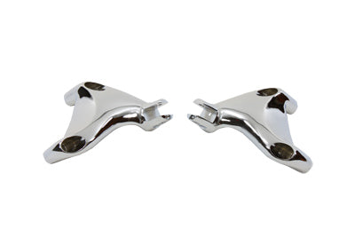 V-Twin Footpeg Bracket Set Passenger Chrome - 27-1564