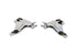 V-Twin Footpeg Bracket Set Passenger Chrome - 27-1564