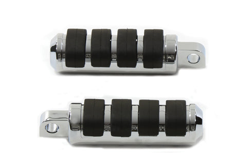 V-Twin Small Cats Paw Footpeg Set Chrome - 27-1582