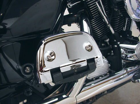 V-Twin Passenger Footboard Cover Chrome - 27-1599