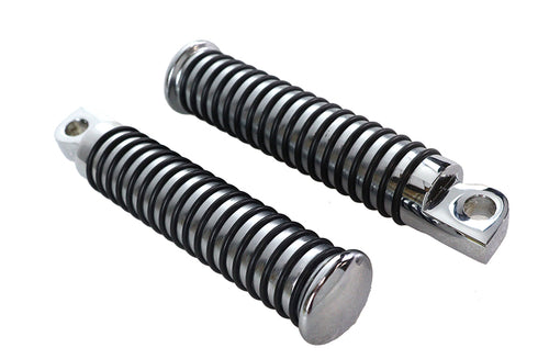 Wyatt Gatling O-Ring Style Extended Footpeg Set Chrome - 27-1626