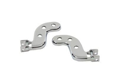 Wyatt Gatling Chrome Buddy Seat Footpeg Bracket Set - 27-1628
