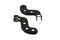 Wyatt Gatling Black Buddy Seat Footpeg Bracket Set - 27-1629
