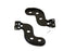 Wyatt Gatling Black Buddy Seat Footpeg Bracket Set - 27-1629