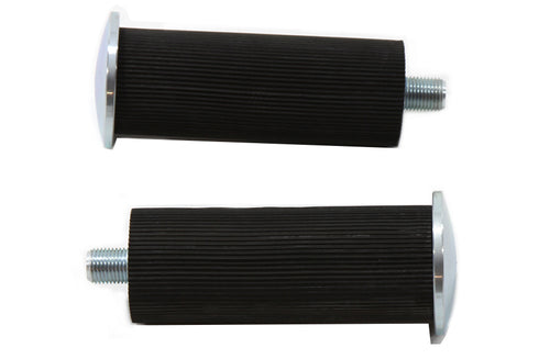 V-Twin Rear Buddy Seat Footpeg Set Zinc - 27-1676