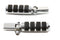 V-Twin Passenger Footpeg Set Soft Paw Chrome - 27-1687