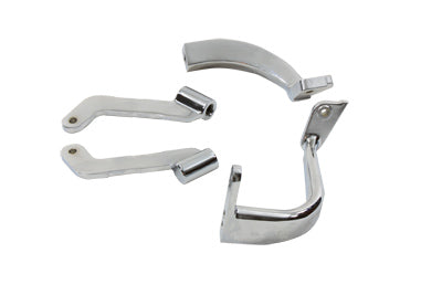 V-Twin Footboard Mount Bracket Set Chrome - 27-1726