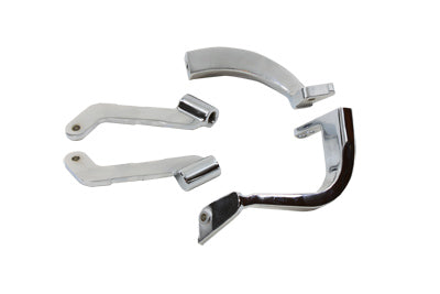 V-Twin Footboard Mount Bracket Set Chrome - 27-1726
