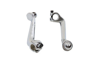 V-Twin Footpeg Support Set Driver Chrome - 27-1735