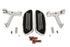 V-Twin Wyatt Gatling Chrome Passenger Footboard Kit - 27-1739