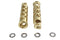 V-Twin Swiss Cheese Style Footpeg Set Brass - 27-1765