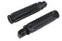 Wyatt Gatling Black Grained Style Footpeg Set - 27-1771
