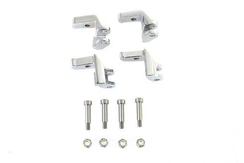 V-Twin Driver Footboard Relocator Kit Chrome - 27-1772