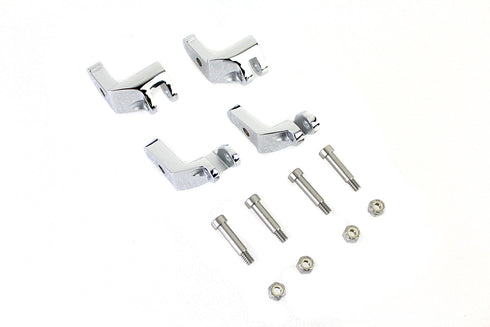 V-Twin Driver Footboard Relocator Kit Chrome - 27-1772