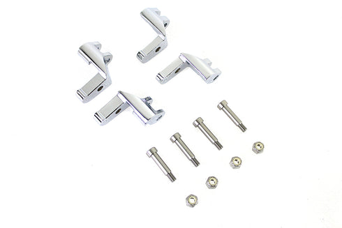 V-Twin Driver Footboard Relocator Kit Chrome - 27-1772