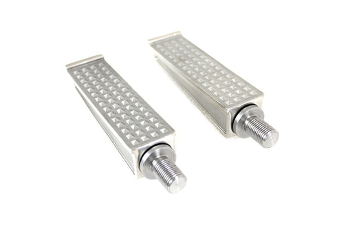 V-Twin Anderson Footpeg Set Stainless Steel - 27-1778