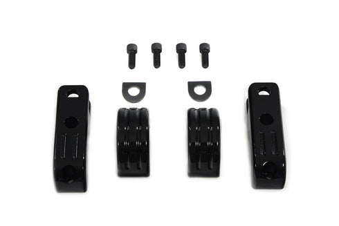 V-Twin Black Engine Bar Footpeg Mount - 27-1788