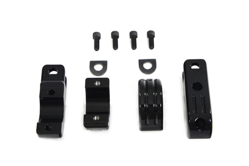 V-Twin Black Engine Bar Footpeg Mount - 27-1788