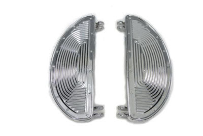V-Twin Replica Driver Footboard Set with Inserts - 27-1794