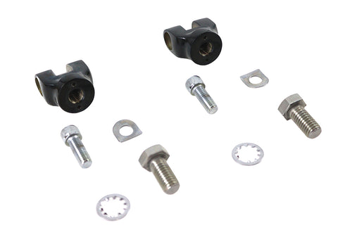 V-Twin Mini Footpeg Clevis Set Black - 27-1822