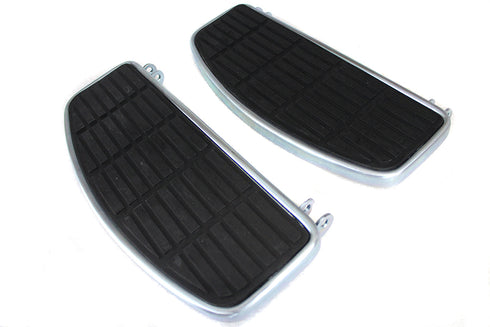 V-Twin 'D' Driver Footboard Set Zinc - 27-1823